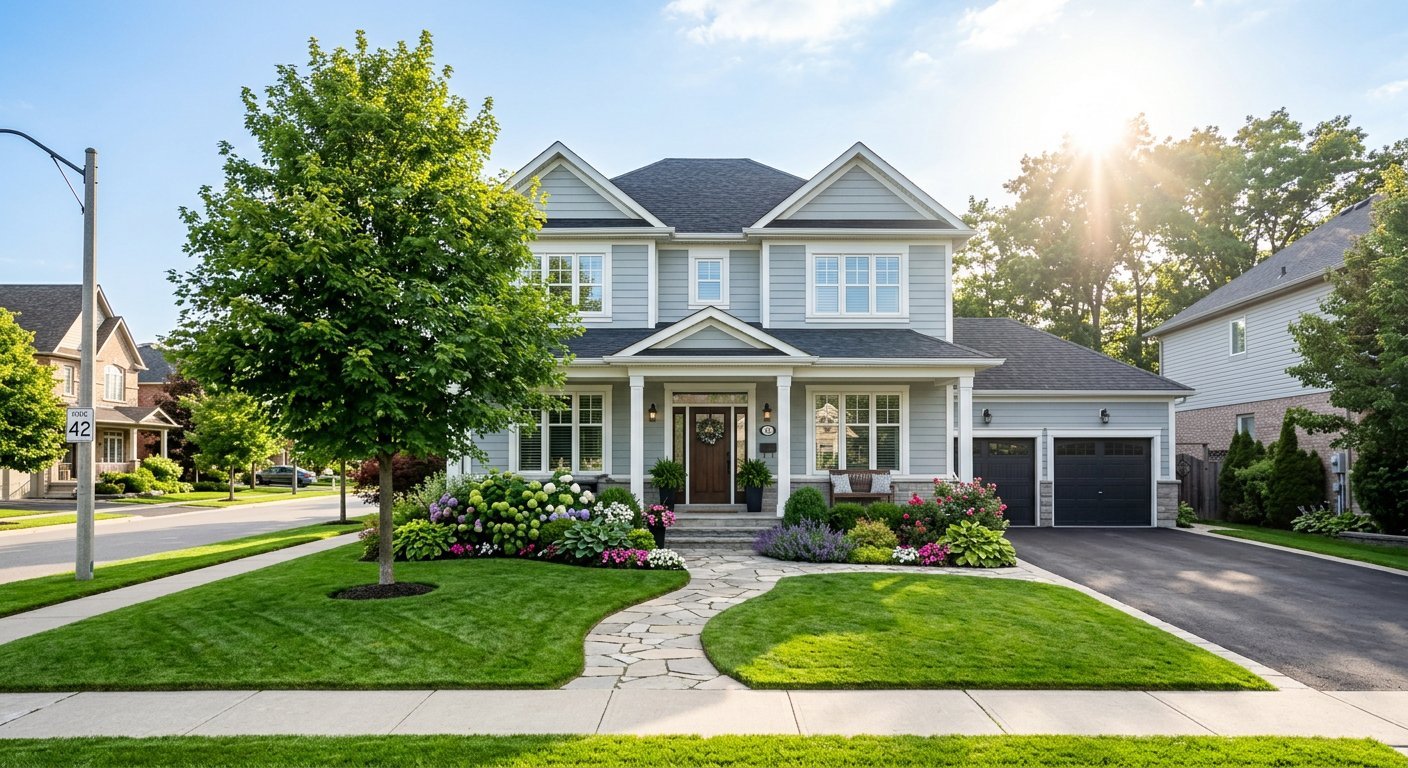 Suburban single-family home